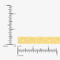 Made in Italy Womens 14K Gold Over Silver Inch Wheat Chain Necklace