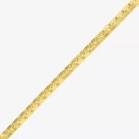 Made in Italy Unisex Adult 14K Gold Over Silver Inch Box Chain Necklace