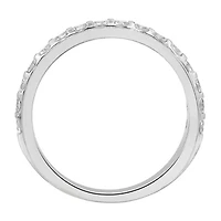 Mens 3MM 1 CT. T.W. Natural White Diamond 10K Gold Wedding Band