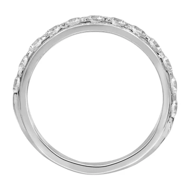 Mens 4.5MM 1 1/2 CT. T.W. Natural White Diamond 10K Gold Wedding Band