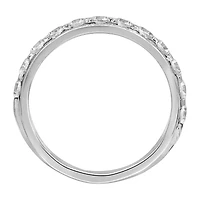 Mens 4.5MM 1 1/2 CT. T.W. Natural White Diamond 10K Gold Wedding Band