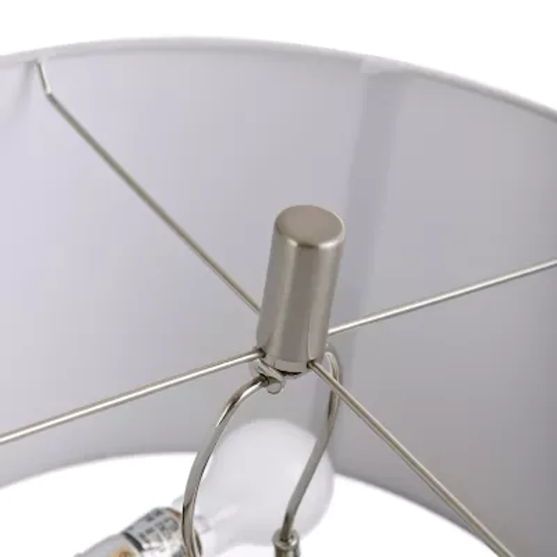 Stylecraft Conical Driftwood Stamped Table Lamp