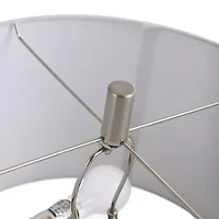 Stylecraft Conical Driftwood Stamped Table Lamp