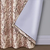 Max Blackout Mystique Print Rod Pocket 100% Single Curtain Panel