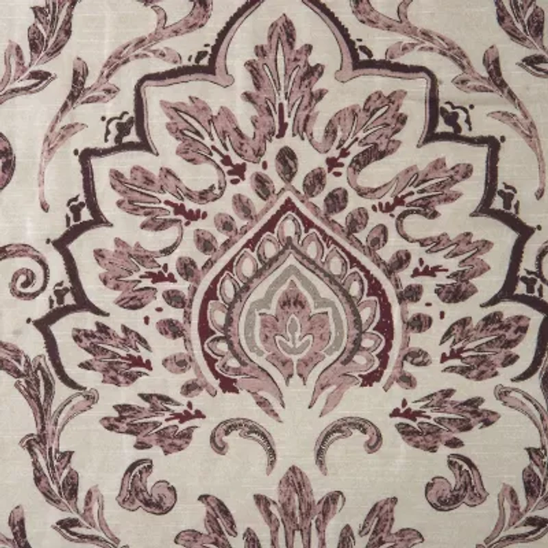 Max Blackout Mystique Print Rod Pocket 100% Single Curtain Panel