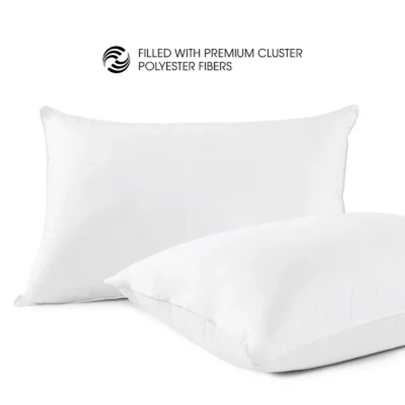 I Am Down Alternative 2-Pack Extra Firm Density Bed Pillow