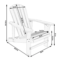 2-pc. Adriondack Chair