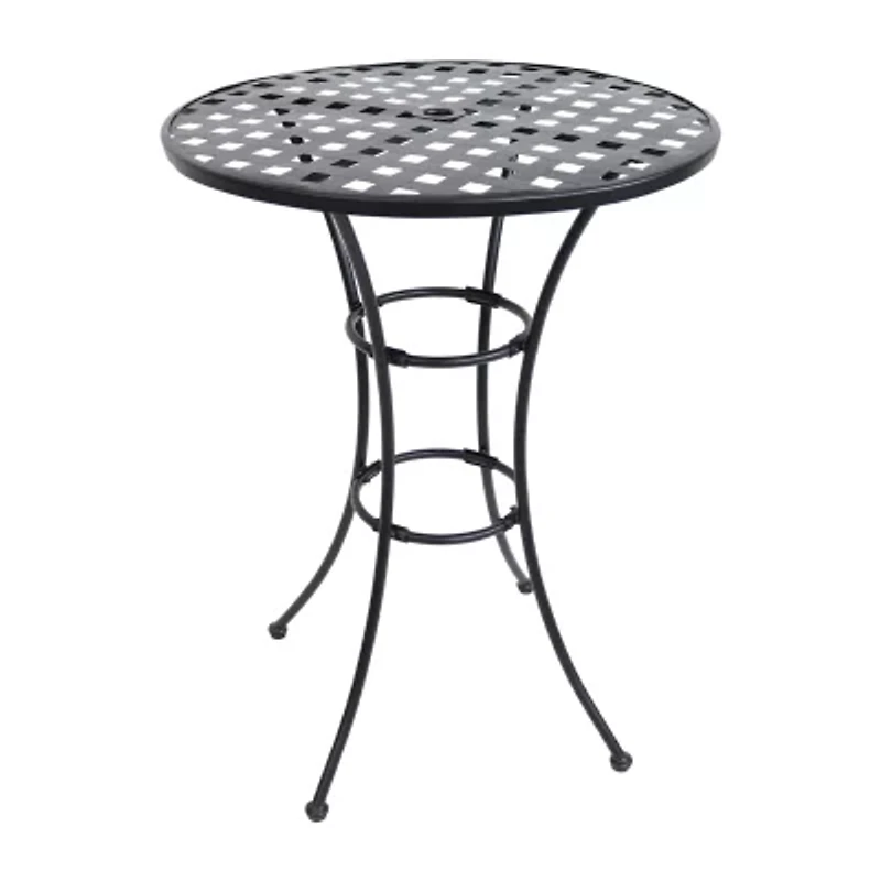 Weather Resistant Iron Side Table