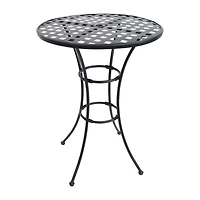 Weather Resistant Iron Side Table