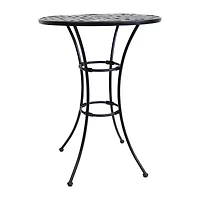 Weather Resistant Iron Side Table