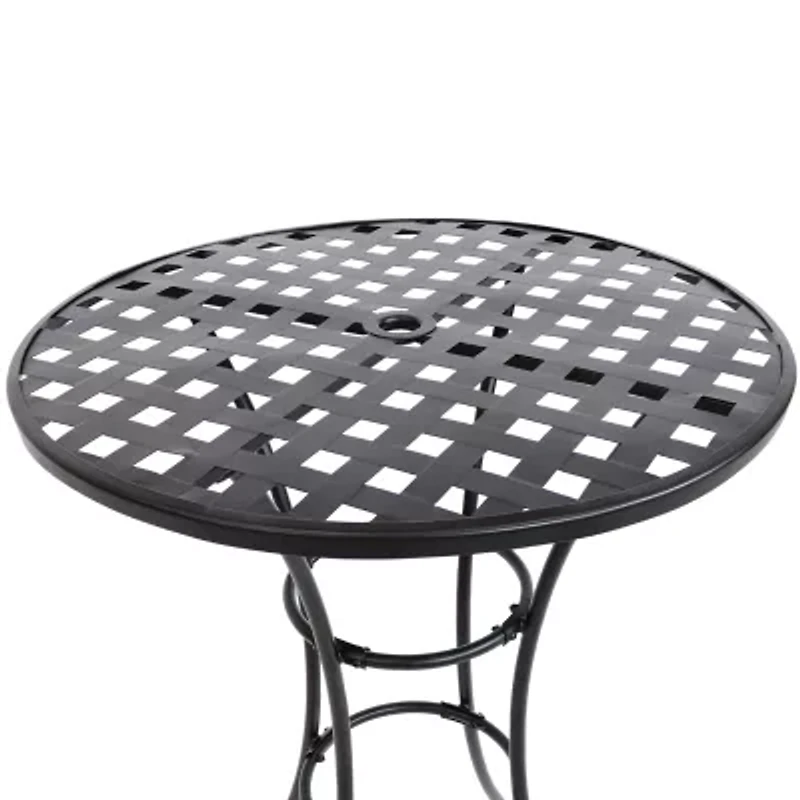 Weather Resistant Iron Side Table