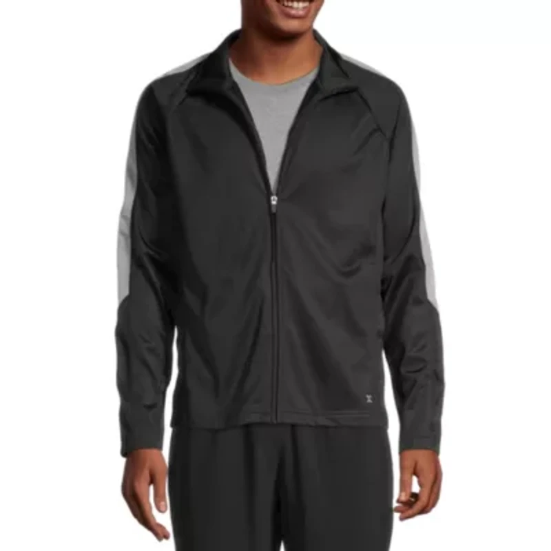 Xersion Mens Mock Neck Long Sleeve Active Quarter-Zip Pullover