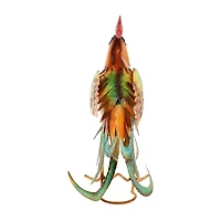 Net Health Shops Romeo The Rooster Outdoor Statue Metal Yard Art