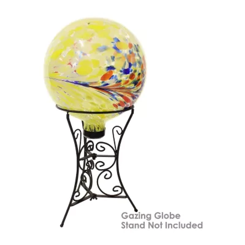 Net Health Shops Bright Summer Burst Gazing Globe - 10 In Glass Yard Art