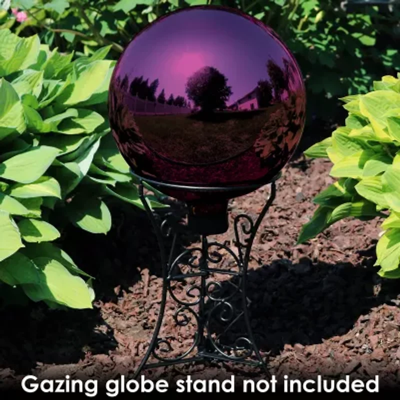 Net Health Shops Mirrored Gazing Globe - 10 Inch Glass Yard Art
