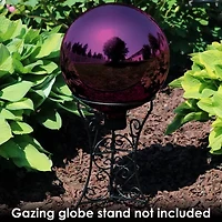 Net Health Shops Mirrored Gazing Globe - 10 Inch Glass Yard Art