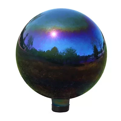 Net Health Shops Mirrored Gazing Globe - 10 Inch Glass Yard Art