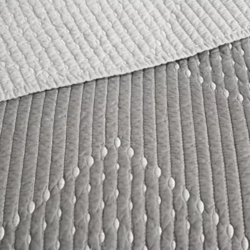 INK+IVY 3-pc. Embroidered Quilt Set