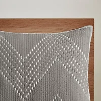 INK+IVY 3-pc. Embroidered Quilt Set