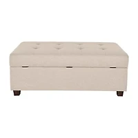 Corliving Aubin Tufted Upholstered Ottoman