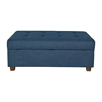 Corliving Aubin Tufted Upholstered Ottoman