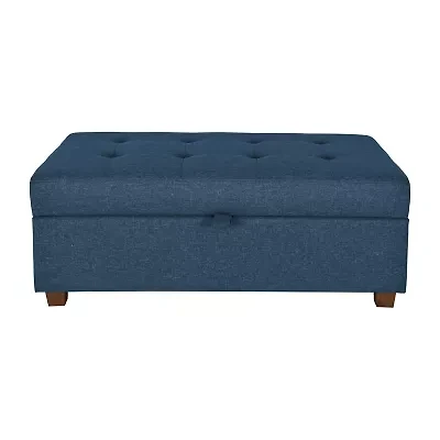 Corliving Aubin Tufted Upholstered Ottoman