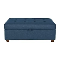 Corliving Aubin Tufted Upholstered Ottoman