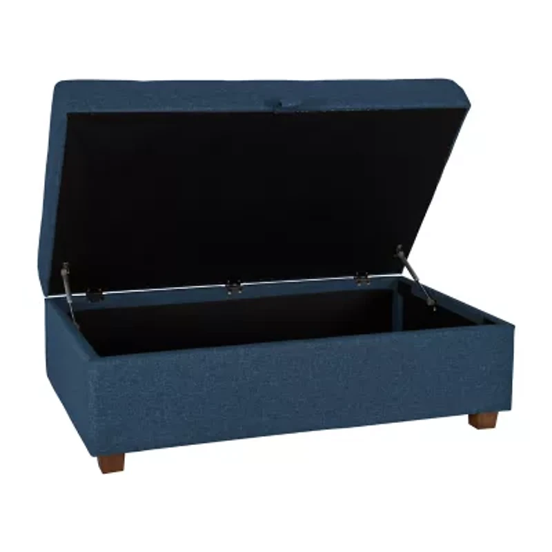 Corliving Aubin Tufted Upholstered Ottoman