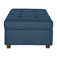 Corliving Aubin Tufted Upholstered Ottoman