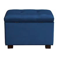 Corliving Asha Tufted Upholstered Ottoman