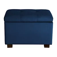 Corliving Asha Tufted Upholstered Ottoman