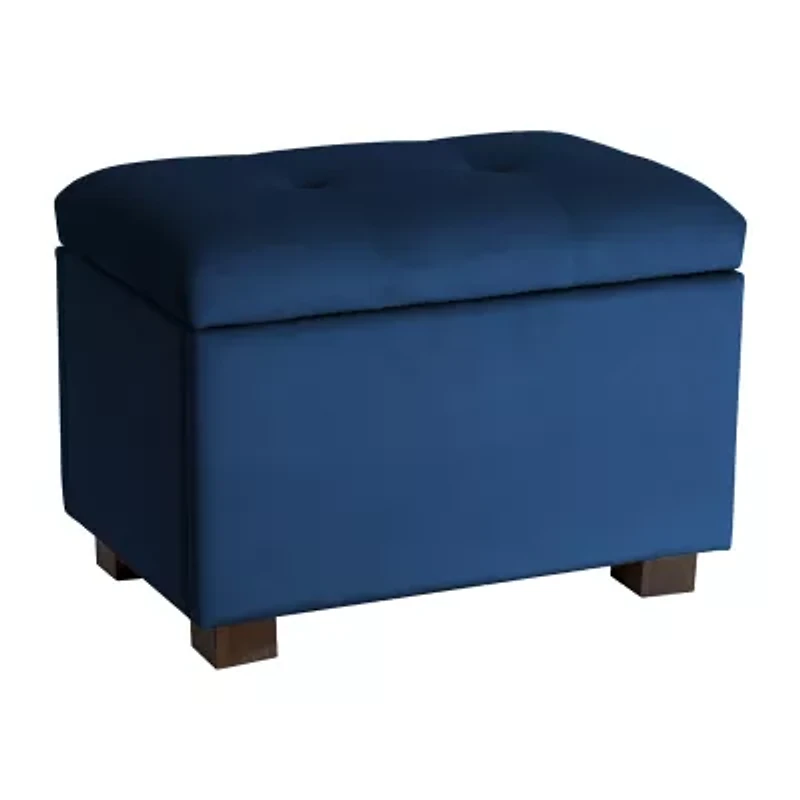 Corliving Asha Tufted Upholstered Ottoman
