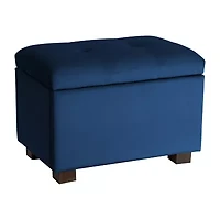 Corliving Asha Tufted Upholstered Ottoman