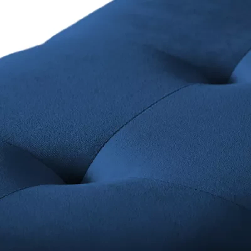 Corliving Asha Tufted Upholstered Ottoman