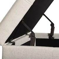 Corliving Yves Tufted Upholstered Ottoman