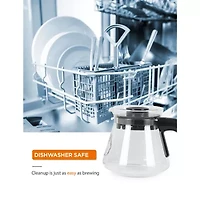 Commercial Chef Drip Coffee Maker with pour over cup