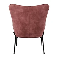 Corliving Charlotte Tufted Upholstered Wingback Chair