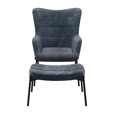Corliving Charlotte Tufted Upholstered Wingback Chair