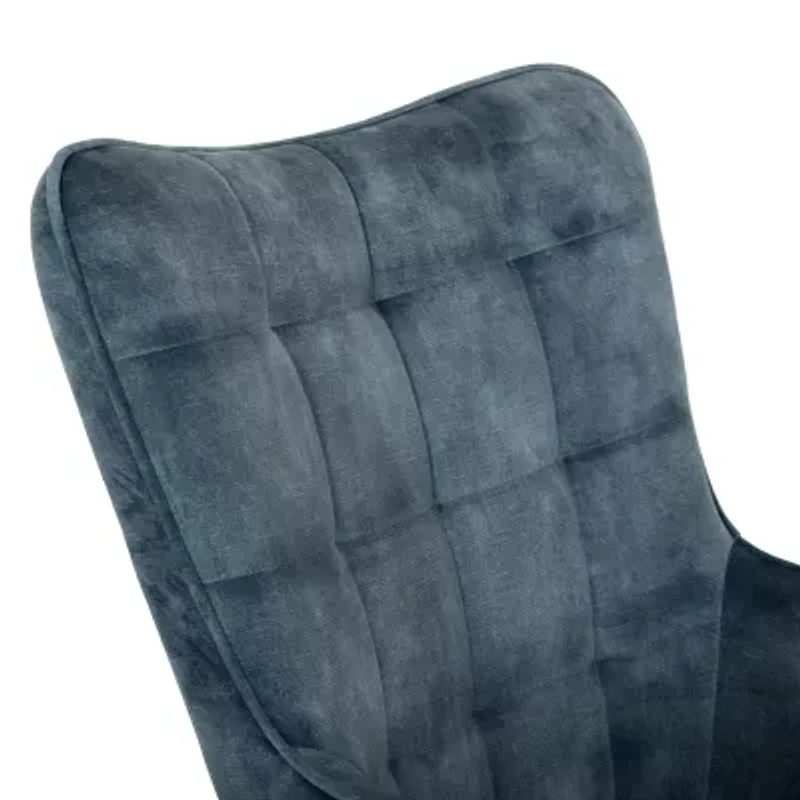 Corliving Charlotte Tufted Upholstered Wingback Chair