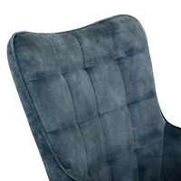 Corliving Charlotte Tufted Upholstered Wingback Chair