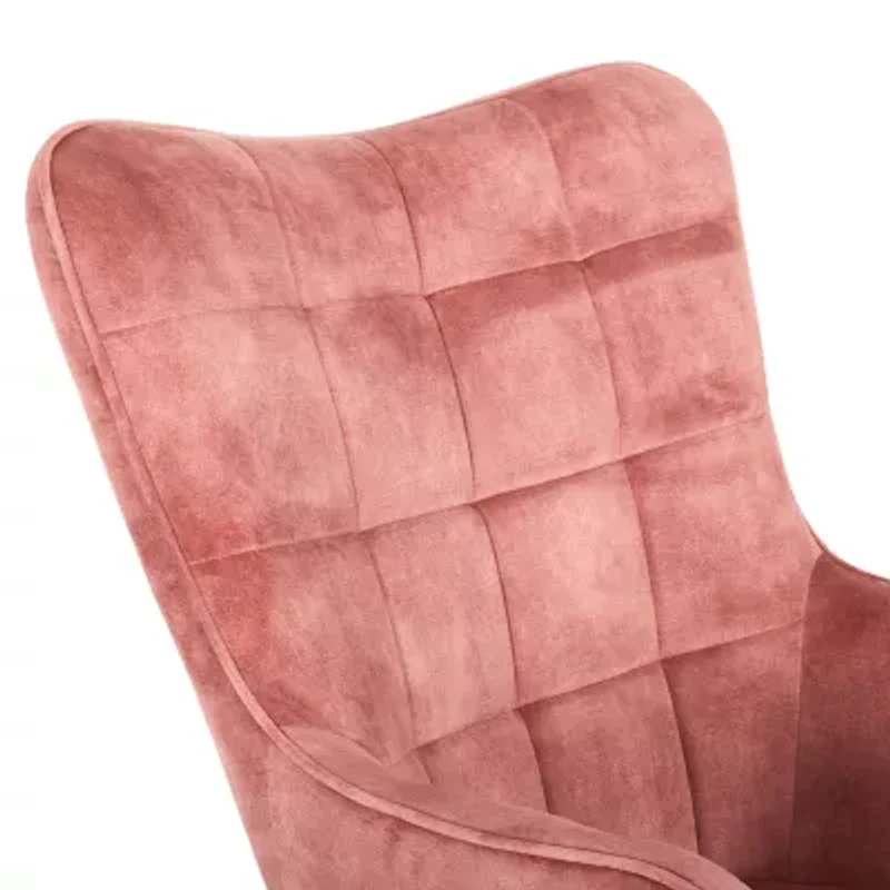 Corliving Charlotte Tufted Upholstered Wingback Chair