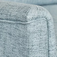 Corliving Jasmine Swivel Curved Slope-Arm Recliner