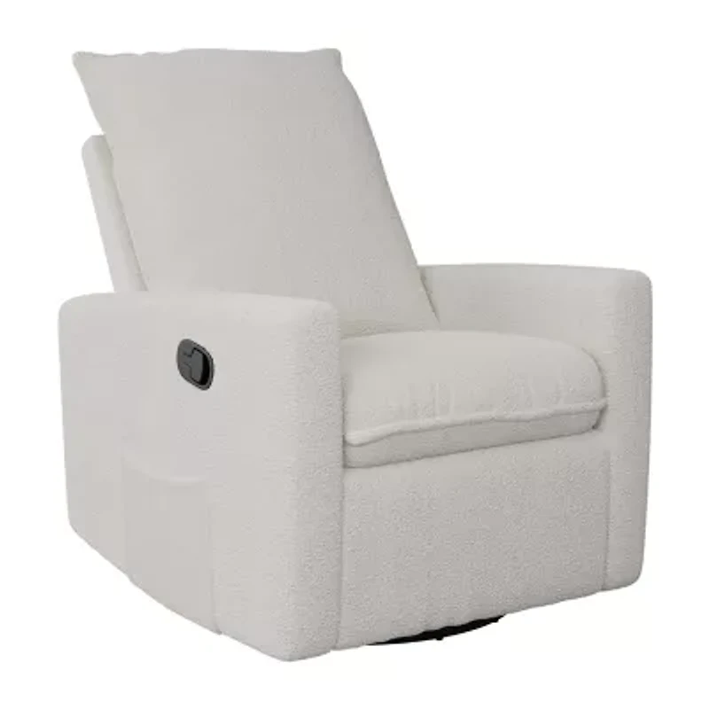Corliving Caillie Swivel Track-Arm Recliner