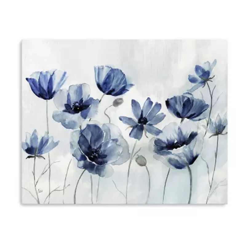 Lumaprints Indigo Spring Awakening Canvas Art