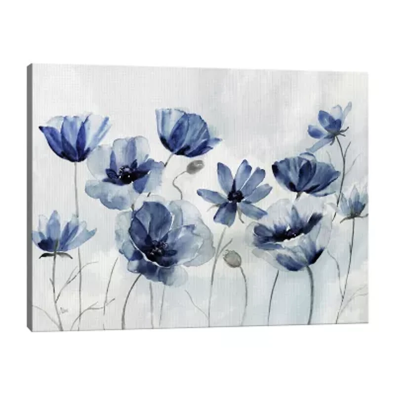 Lumaprints Indigo Spring Awakening Canvas Art