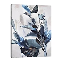Lumaprints Blue Leaves Canvas Art