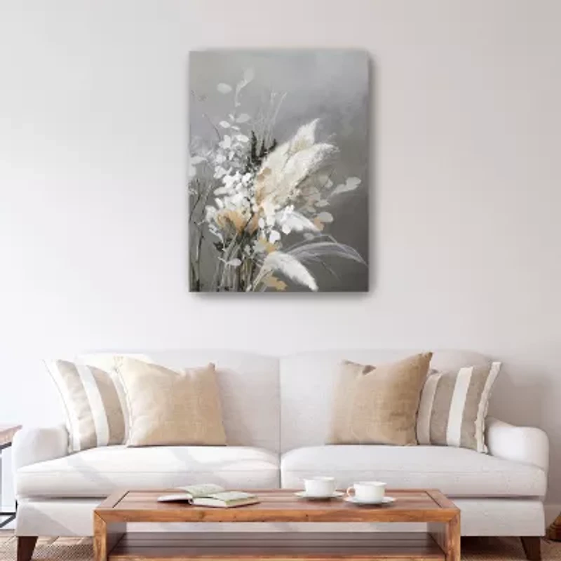 Light Leaves II Canvas Art