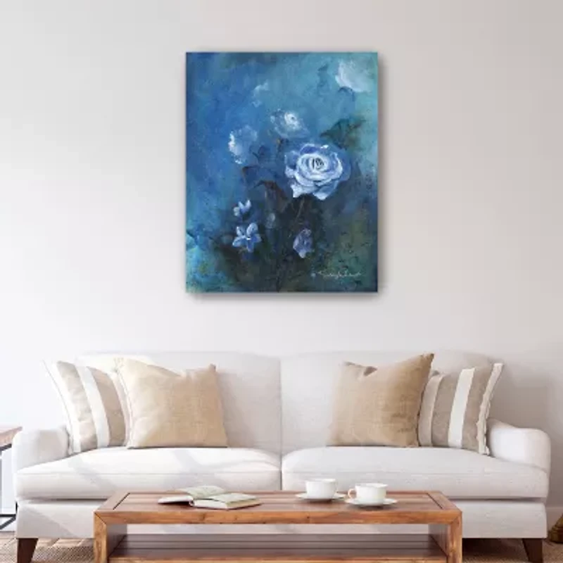 Lumaprints Moonlit Florals Canvas Art