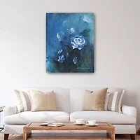 Lumaprints Moonlit Florals Canvas Art