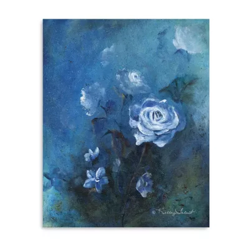 Lumaprints Moonlit Florals Canvas Art